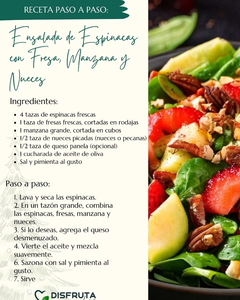 Receta paso a paso